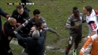 Player gets punched in the face - Standard Liege vs OH Leuven