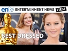 OSCARS 2013 Best Dressed : Best Actress Winner Jennifer Lawrence, Jessica Chastain - ENTV