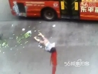 Woman on scooter gets killed when hitting bus head on