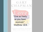 Bliss Read Quotes: Love is a verb - Gary Chapman
