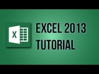 Excel 2013 Tutorial - Text to Columns