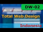 Dreamweaver Tutorial - Total Web Design - 02/10 - Mendesign Gambar dengan Photoshop - Bagian 2