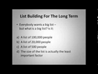 List Building Business - Intro