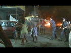 Cenas da resistência da favela do Metrô-Mangueira (RJ) contra o despejo de dezenas de famílias