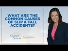 What are the common causes of slip and fall accidents?