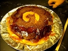 Applesauce Upside Down Cake / cast iron cooking 2of2