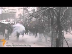 Ukraine aggression of special police. Kiev