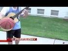 Basketball Trick Shot Video: Benn Lapps Plays Guitar Solo, Sinks Basket