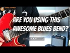 Awesome Blues Guitar Bend (60 Second Guitar Lesson!)