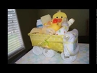 How to make a Non-Diaper Cake -TRUCK Gift Basket