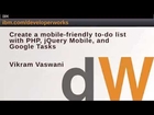 Create a mobile-friendly to-do list app with PHP, jQuery Mobile, and Google Tasks