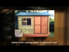 Montage of Matt's Homes Timber Garden Sheds & Workshop Sheds