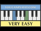 Street Fighter 2 - Ryu's Stage [Very Easy Piano Tutorial]