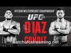 live streaming ufc diaz vs condit 31 jan 2012